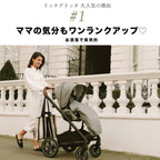 送料無料！　Litta Glitta  360度回転  1年保証ベビーカー Duology ダブルフック